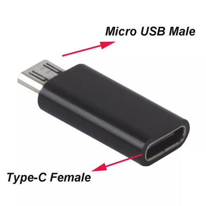 Female USB 3.1 Type C To Micro USB Male Converter Adapter For Phone